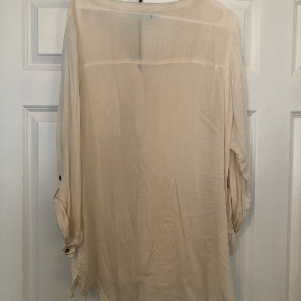 Cream colored blouse